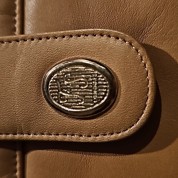 Vintage, New FS Originals Leather Hand Painted Yorkie by Mikki Purse Caramel - Picture 14 of 14